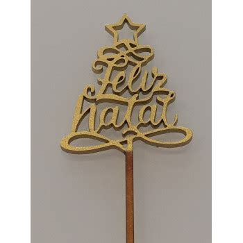 Topo De Bolo Decoracao Feliz Natal Mdf Cakedreams