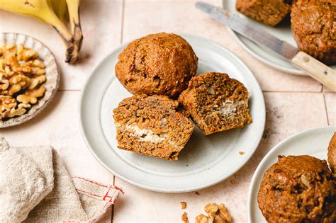 Vegan Carrot Cake Banana Muffins Ellie Likes Cooking