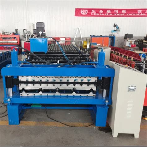 Zinc Corrugated Roof Sheet Roll Forming Machine Aluminium Roofing Sheet