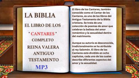 Cantar De Los Cantares Biblia Reina Valera 1960 En Audio Mp3