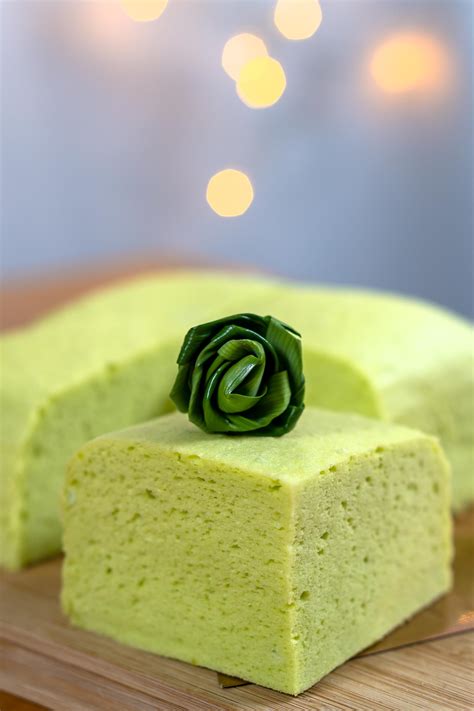 Steamed Pandan Sponge Cake My Lovely Recipes