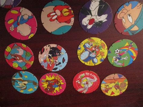 Walkers Tazos Looney Tunes Tazo Collection 19 Different Tazos Etsy