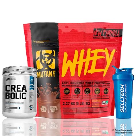 Ripley Suplemento Mutant Pack Whey Lb Chocolate Creabolic Gr