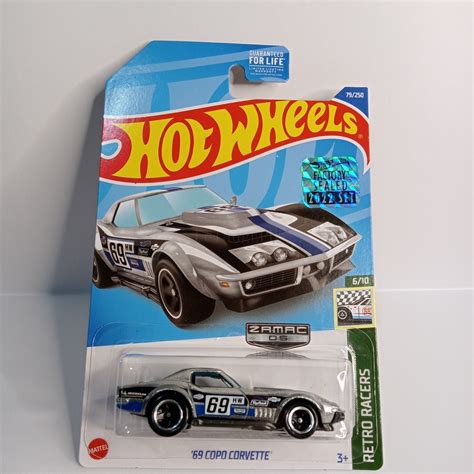 Jual Hot Wheels Copo Corvette Zamac Factory Sealed Shopee