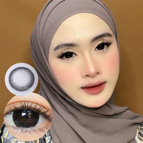 Jual Softlens Big Eyes Seashell Black Kontak Lensa Shopee Indonesia