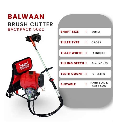 Balwaan Back Pack Crop Cutter With Tiller Cc Bbc Bp At Rs In