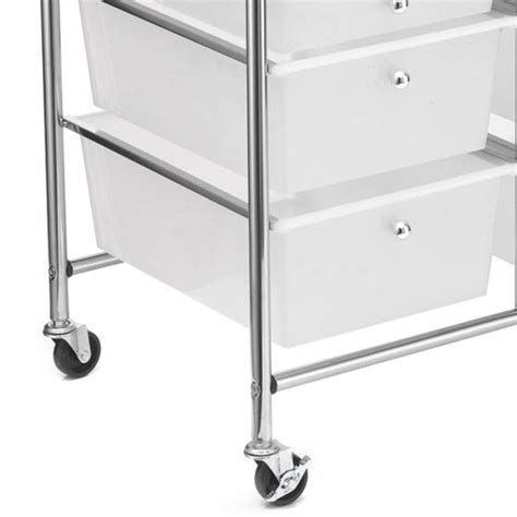 Simply Tidy Clear 12 Drawer Rolling Cart Bigbigmart