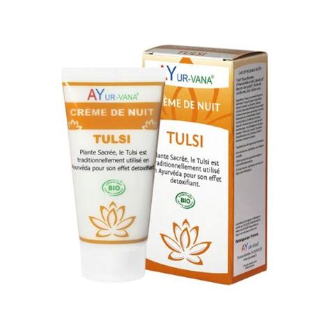 Ayur Vana Creme De Noite Tulsi Bio Ml Kuantokusta