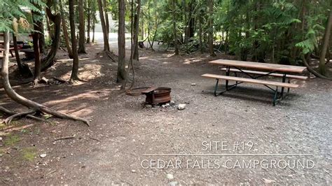 Site 19 At Cedar Falls Campground Vernon Bc Youtube