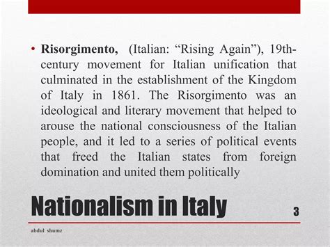 Unification Of Italy History Class 10 Cbse Ppt