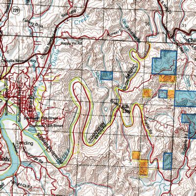 Oregon Hunting Unit 18, Alsea Land Ownership Map by HuntData LLC ...