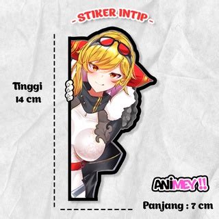 Jual Stiker Kaela Kovalskia Intip Samping Hololive Vtuber Anime Sticker