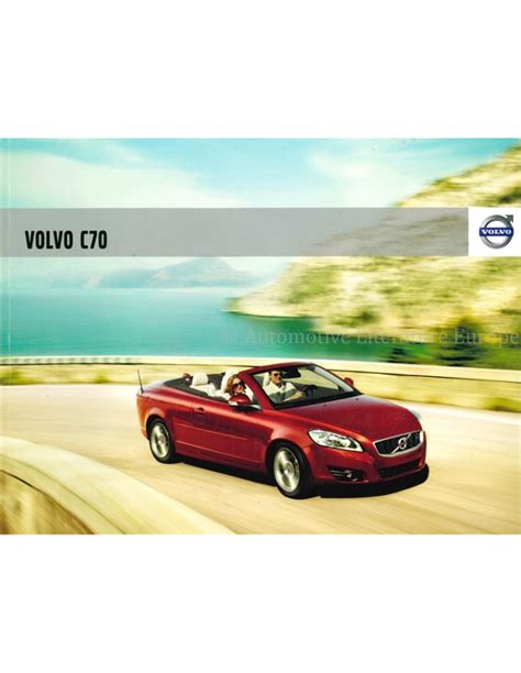 2010 VOLVO C70 COUPE CABRIOLET PROSPEKT NIEDERLÄNDISCH