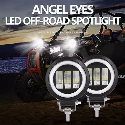 Par Faros Led Ojo De Ngel Para Wrangler Jeep Vocho En Venta En