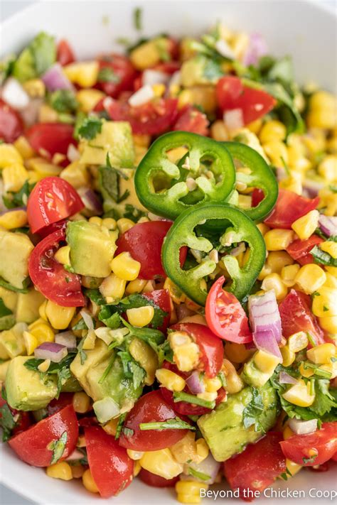 Avocado Corn Salad Beyond The Chicken Coop