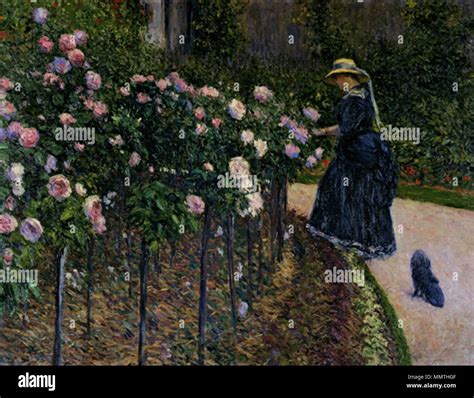 Impressionistic Painting Of His Garden Prominently Featuring The