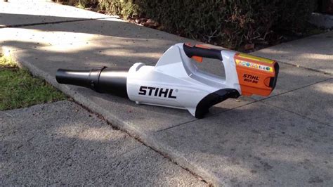 Stihl Bga Electric Leaf Blower Youtube