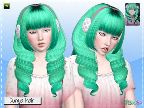 The Sims Resource Yume Dunya Hair Adult