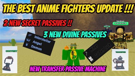 Everything About The Best Anime Fighters Update New Divine Passives