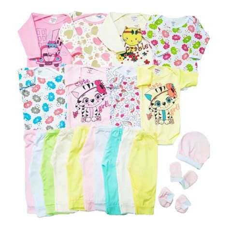 Kit Roupa De Bebe P S Maternidade Enxoval Menina E Menino Em