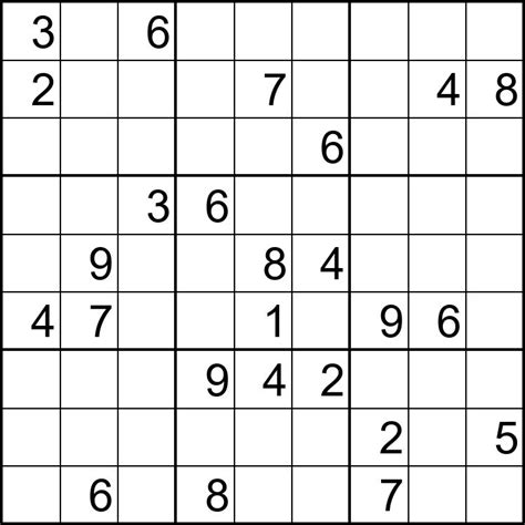 Sudoku Para Imprimir Gratis