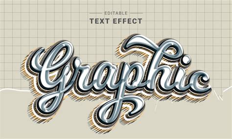 Effet De Texte Modifiable Pour Illustrateur Vecteur Premium