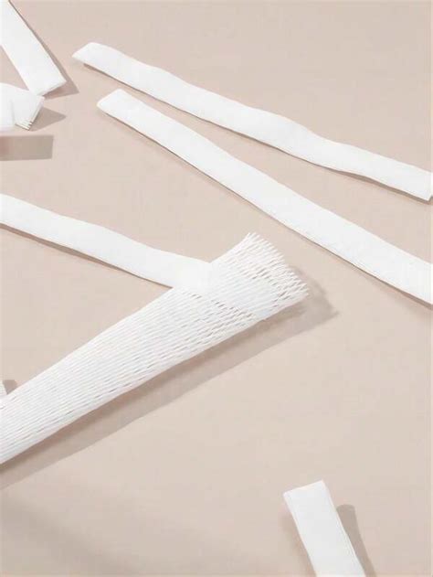50pcs Mesh Makeup Brush Protectors Reusable And Expandable Brush Guard