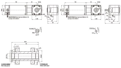 Spiral Bevel Right Angle 90mm 250w Ningbo Zhongda Leader Intelligent