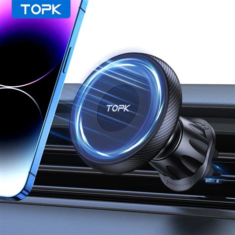 TOPK Magnetic Car Phone Holder Air Vent Car Phone Stand For Magsafe