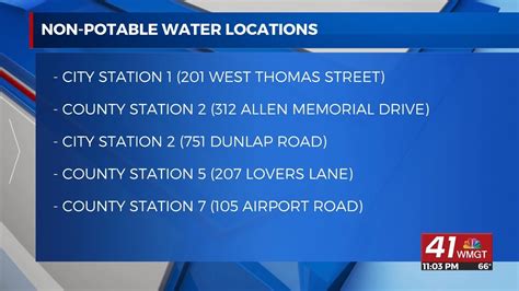 Milledgeville Under Boil Water Advisory As City Water Levels Return To