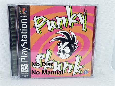 Punky Skunk Reproduction Case No Disc No Manual Ps1 Sony Playstation 1