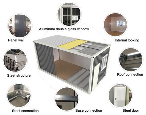 Prefabricated Mobile Modular Building Steel Frame Homes Prefab Sea