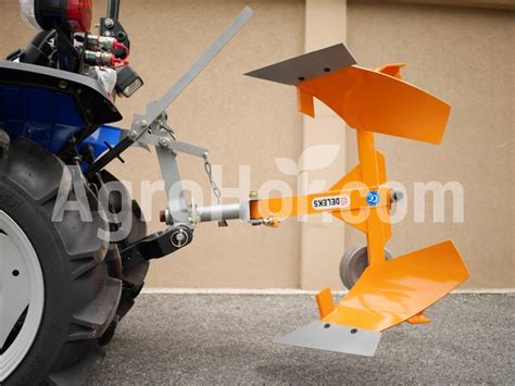 Deleks Cm Plough Manually Reversible With Gauge Wheel For Small