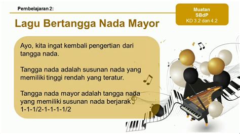 Memahami Perbedaan Tangga Nada Mayor Dan Minor Materi Sbdp Kelas V