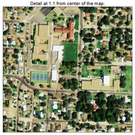 Aerial Photography Map of Canadian, TX Texas