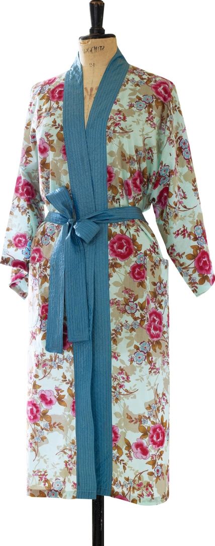 Floral Oriental Kimono Robe Free Sewing Patterns Sew Magazine