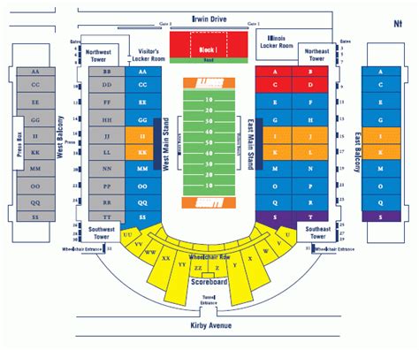 IU Football Stadium Seating Chart