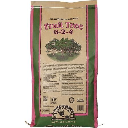 Amazon Down To Earth Organic Fruit Tree Fertilizer Mix 6 2 4 50