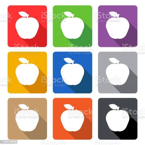 Colorful Apple Icons Daily Stock Illustration Download Image Now