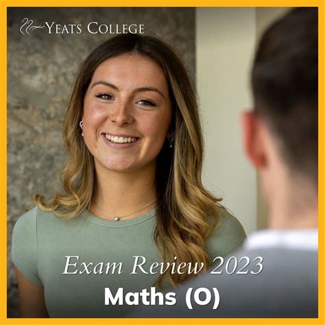 Exam Review 2023 Maths Ordinary Level Yeats College Galway