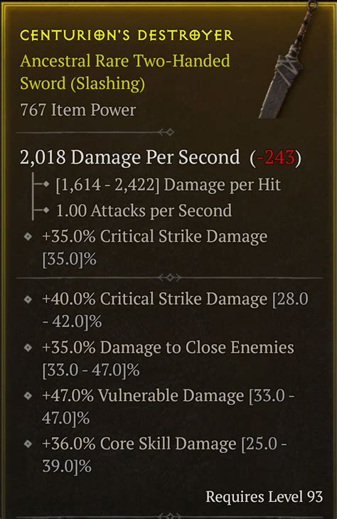 S 2 H Sword Vuln Crit Close Core Stat Stick Topic D2jsp