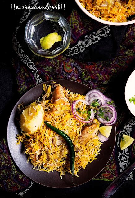 Kolkata Style Chicken Biryani Using Pressure Cooker