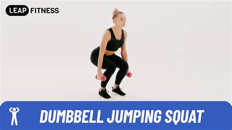 How To Do：dumbbell Jumping Squat Youtube