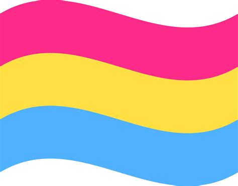 Pansexual pride flag in shape. LGBT flag in shape 35038546 PNG