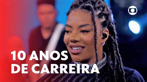 Ludmilla recebe homenagem nos seus 10 anos de carreira Domingão