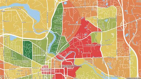 The Safest And Most Dangerous Places In Northside Ann Arbor Ann Arbor