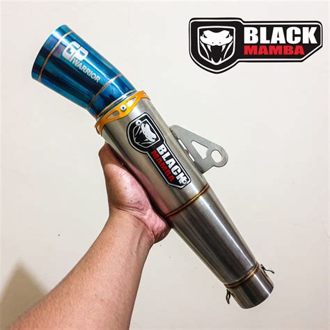 Jual 51MM Original Black Mamba Exhaust GP Warrior CONICAL AUN DAENG