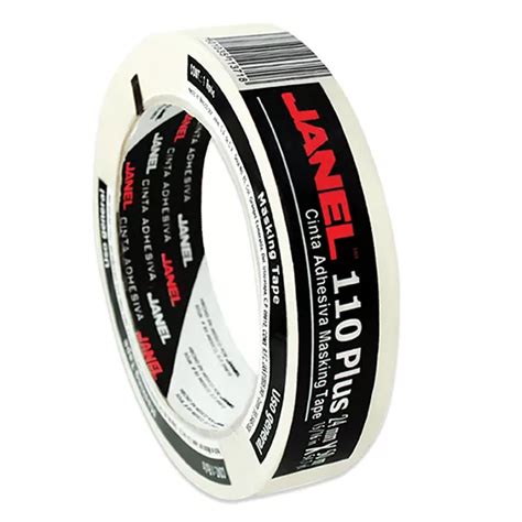 Cinta Adhesiva Masking Tape Blanca Janel Plus Mm X M Pza