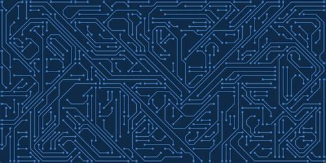 Premium Vector Circuit Board Blue Abstract Technology Background