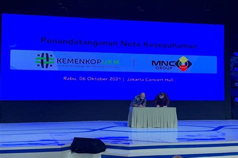 Kolaborasi Kemenkopukm Dan Mnc Group Ht Kami Yakin Ini Akan Jadi Solusi